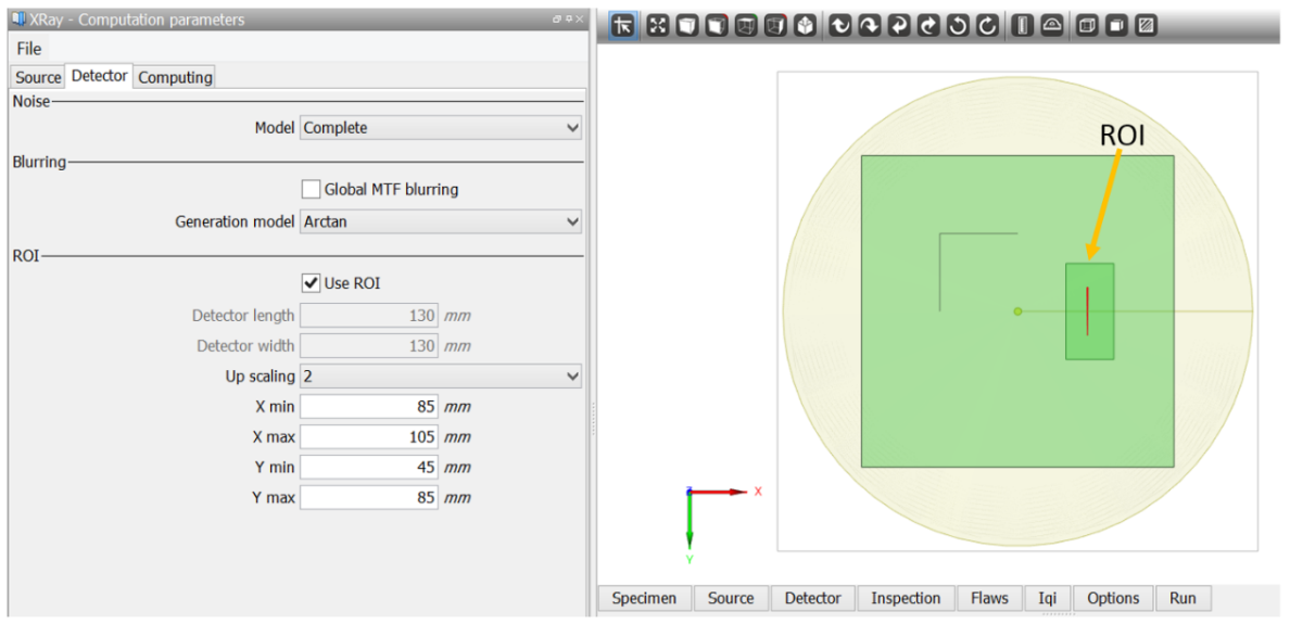 ROI in the 3D view