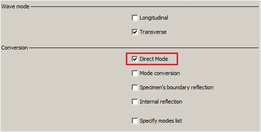 Modes list definition