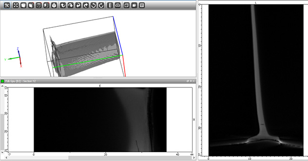 Image : Blade CT simulation and reconstruction