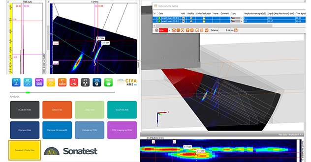 Image : CIVA Analysis can now read SONATEST data!