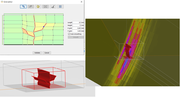 Image : 2D and 3D FEM calculation within CIVA UT