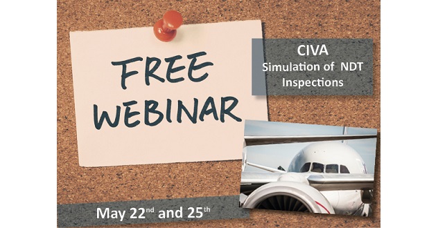 Image : Webinar for simulation of NDT in Aeronautic and Aerospace sectors